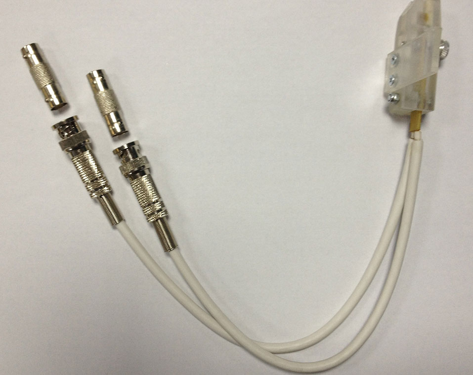 electrode holder male BNC connector